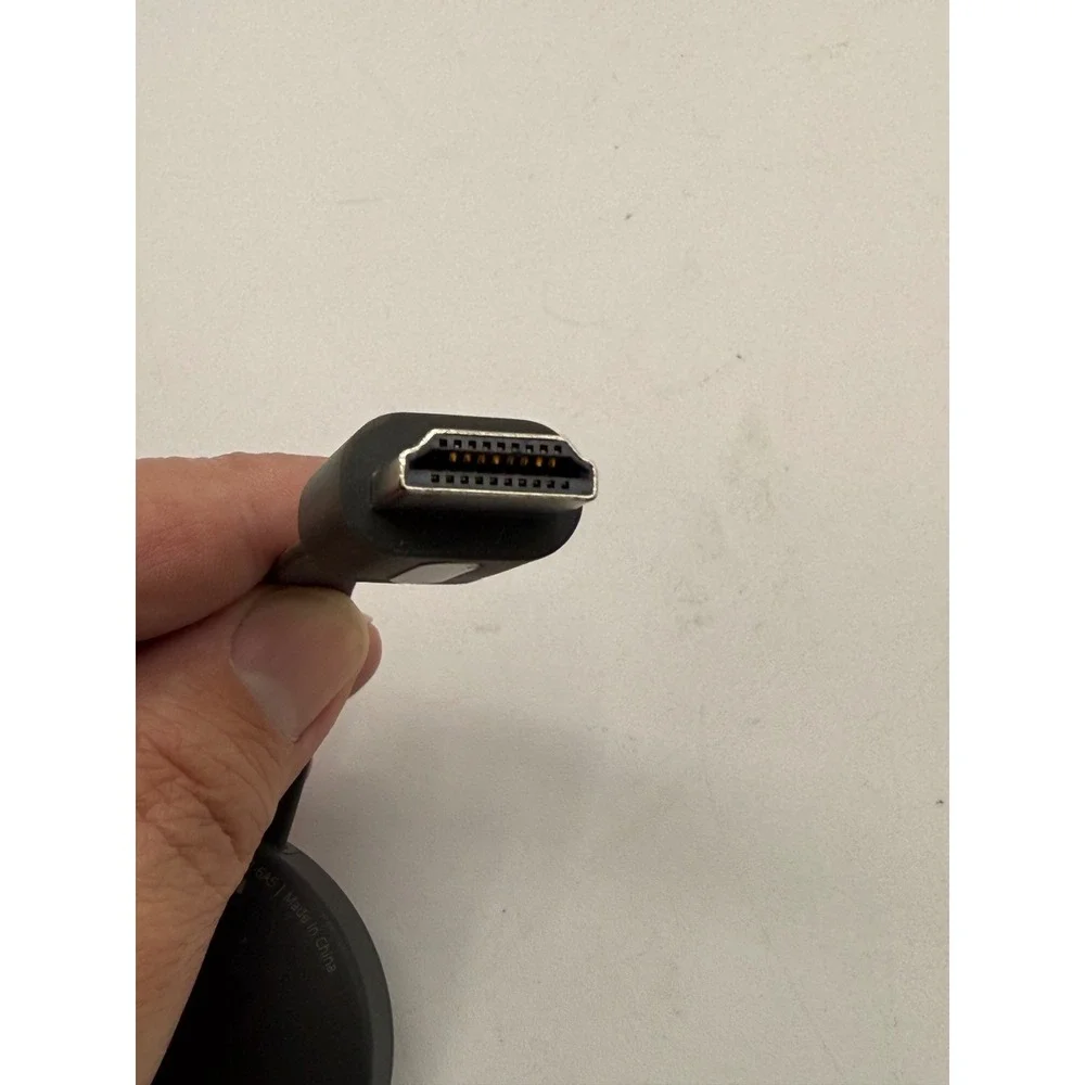 Google Chromecast 2nd Gen Black Digital Media Streamer NC2-6A5 w/ Power Adapter